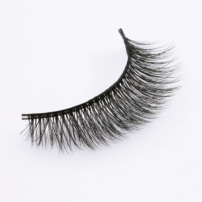 Best Seller Private Box 3D Silk Fake Eyelashes Wholeslae Price Lashes Soft and Natural Strip Lashes in the UK YY102